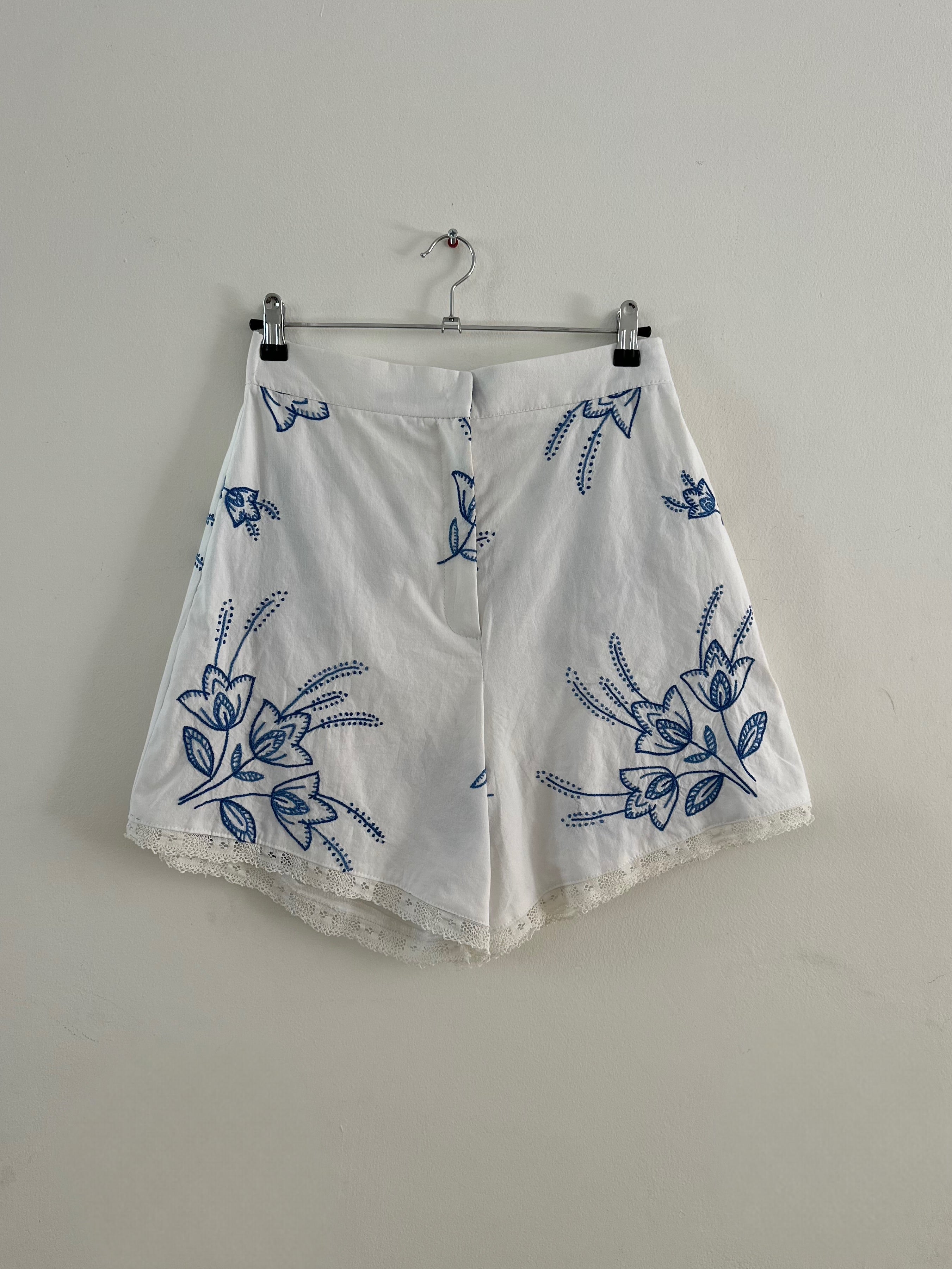 blue bloom shorts