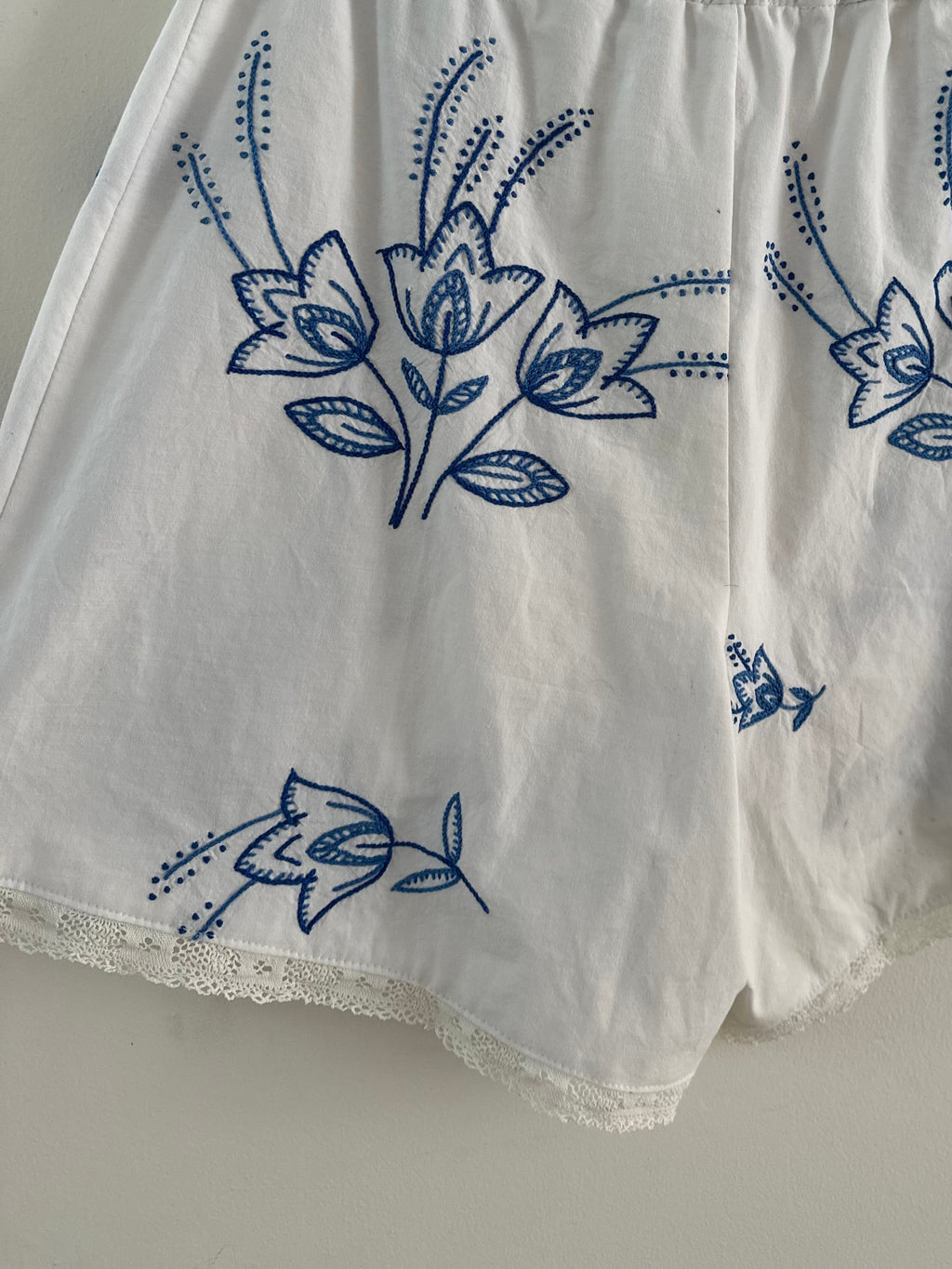 blue bloom shorts