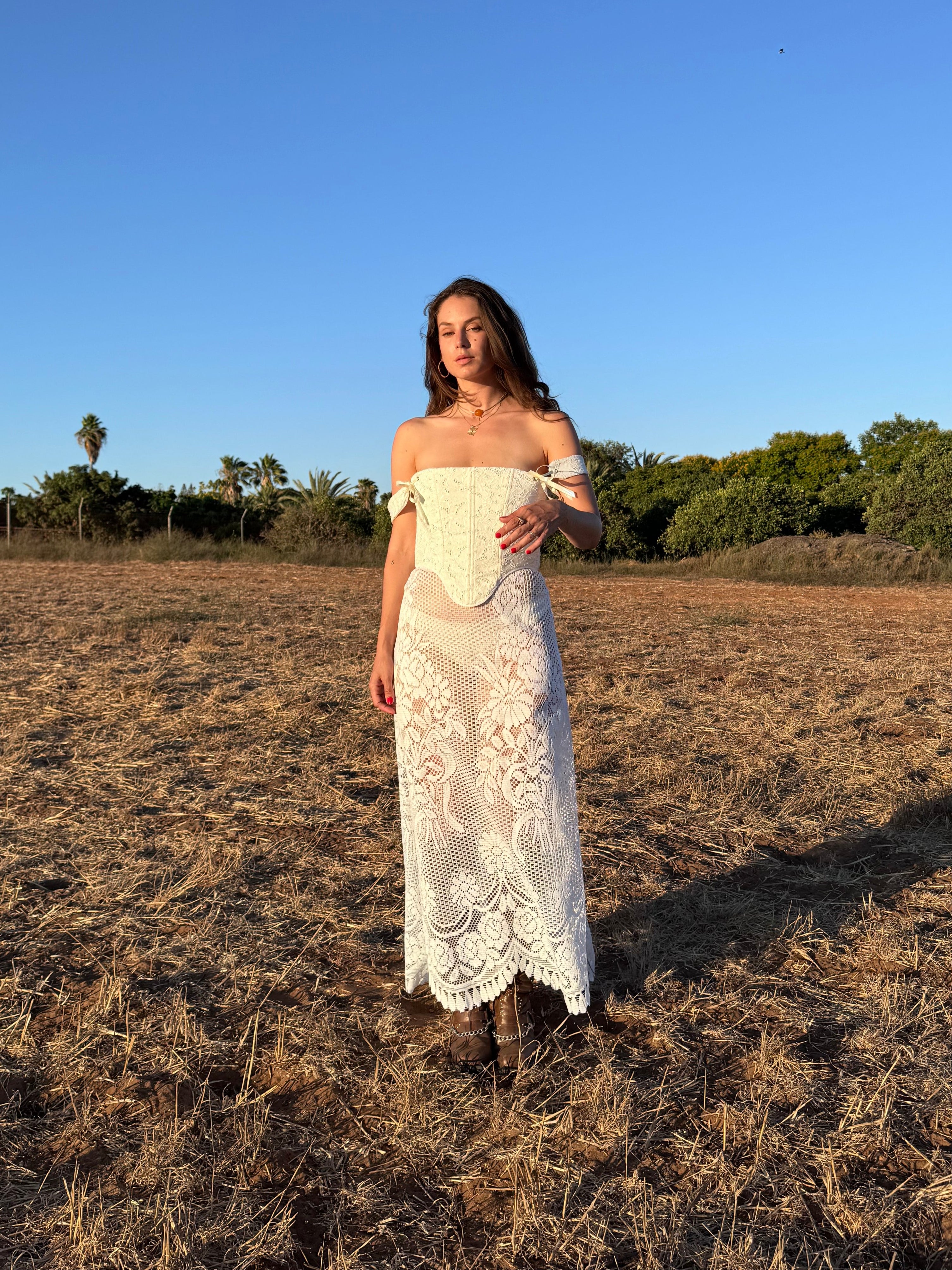 Whispered Lace Skirt