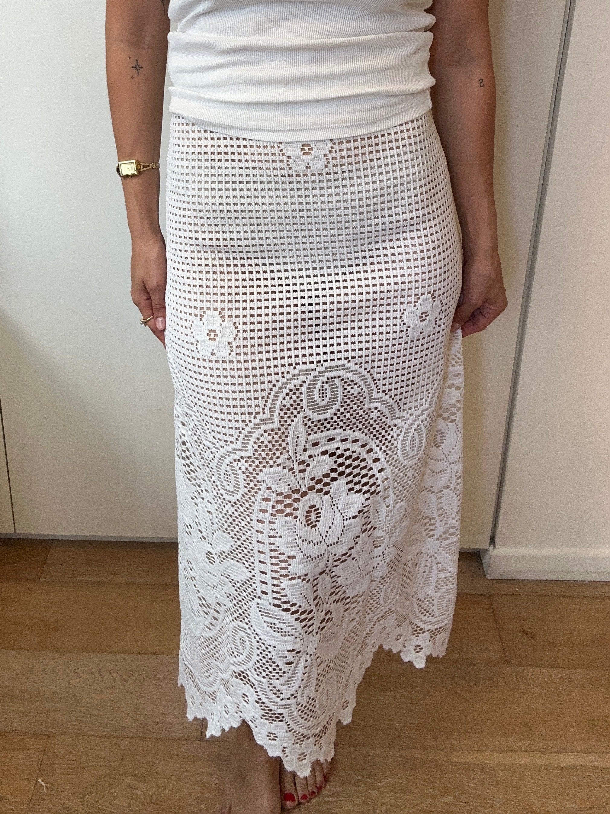 Whispered Lace Skirt