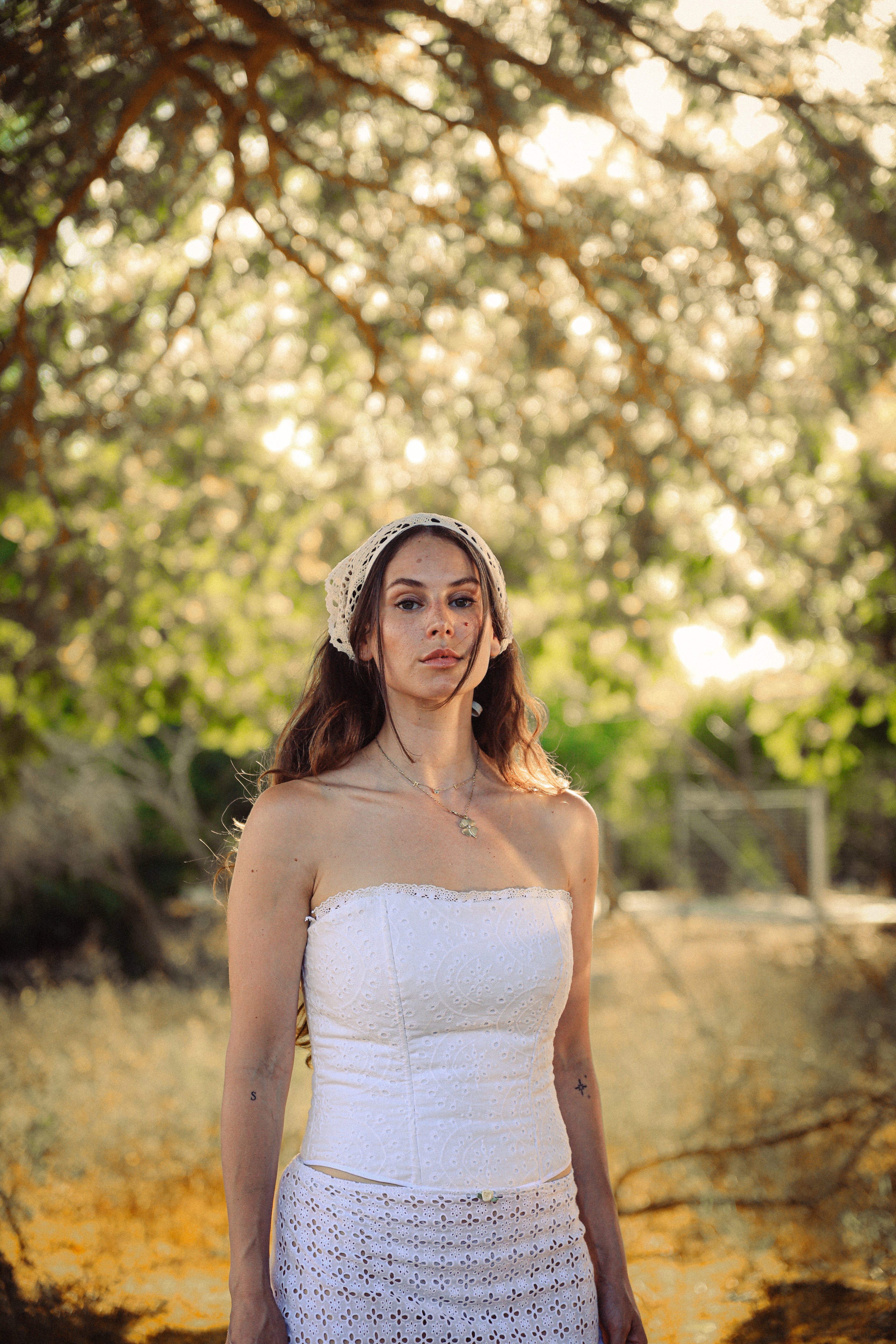 Sunlit Cotton Corset