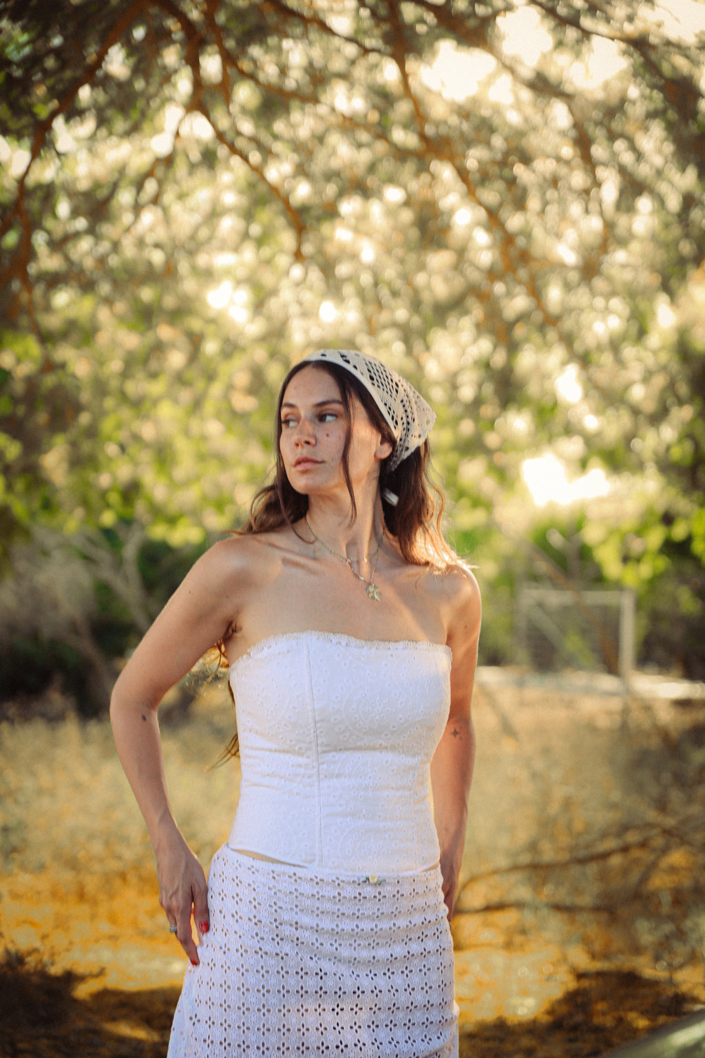 Sunlit Cotton Corset