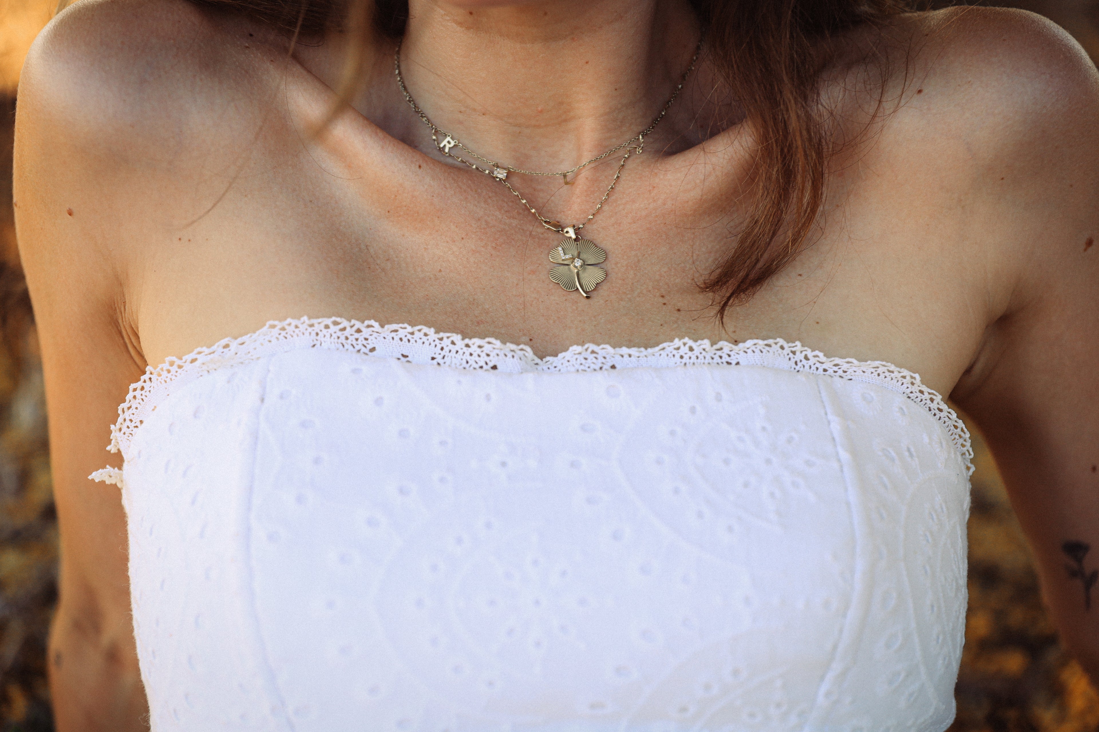 Sunlit Cotton Corset